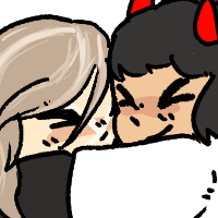 a drawing of dream smp dream and sapnap hugging